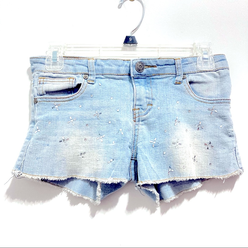 Vigoss Girls Blue Jean Denim Shorts Jorts